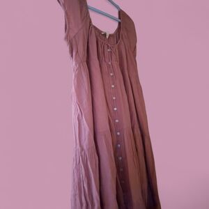 Lucky Brand Mauve Midi Dress